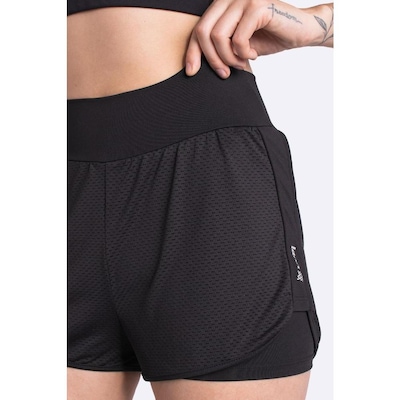 Shorts Hupi Duplo True Feminino - Foto 5