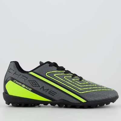 Chuteira Society Umbro Chrome - Infantil - Foto 1