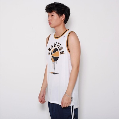 Camiseta Regata Champion Jersey Basket Melted - Masculina - Foto 2