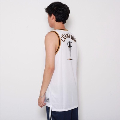Camiseta Regata Champion Jersey Basket Melted - Masculina - Foto 3