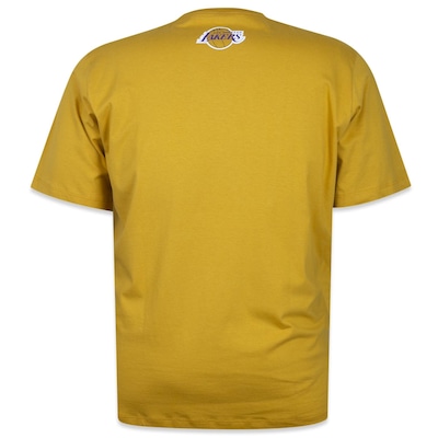 Camiseta New Era Plus Size Regular Nba Los Angeles Lakers Core - Masculina - Foto 2