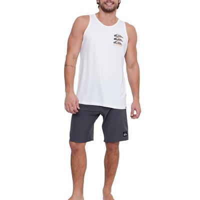 Camiseta Regata Quiksilver Petroglyphs - Masculina - Foto 4