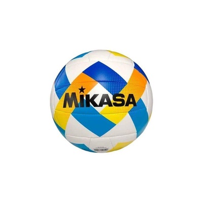 Bola de Vôlei de Praia Mikasa Couro Sintético Bv543-Y - Foto 2