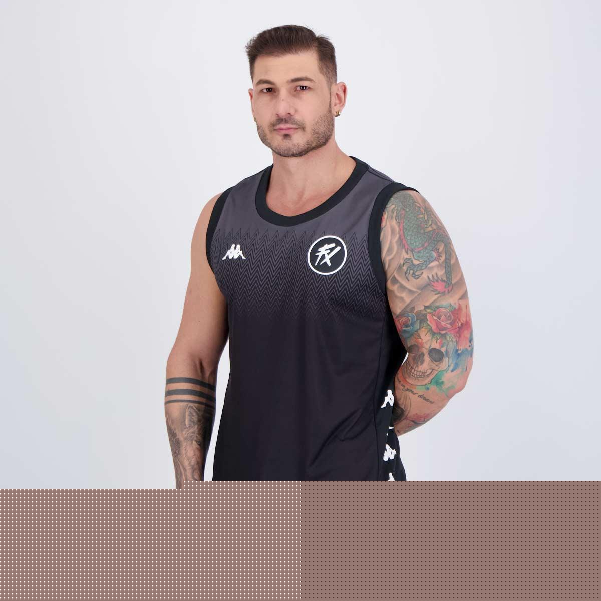 Camiseta Regata Kappa Fluxo Cuttings - Masculina - Foto 3