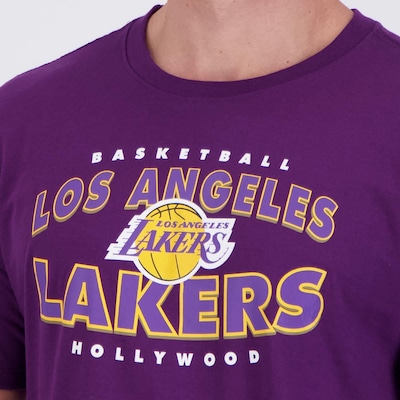 Camiseta NBA Nicktown Lakers - Masculina - Foto 5