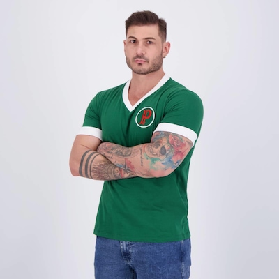 Camisa Palmeiras Retro 1937 - Masculina - Foto 3