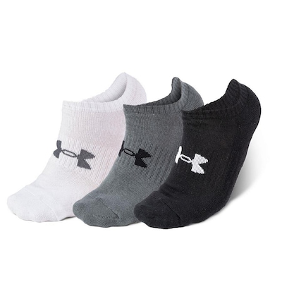 Meia Invisível Under Armour Core Cotton - 6 Pares - Unissex - Foto 2