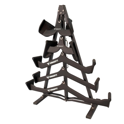 Kit Puxadores Anatômicos Academia Musculação Yangfit + Suporte - Foto 5