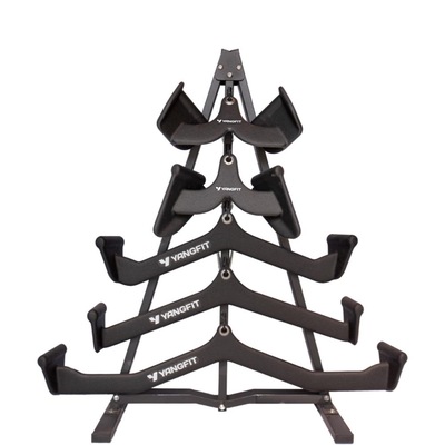 Kit Puxadores Anatômicos Academia Musculação Yangfit + Suporte - Foto 1