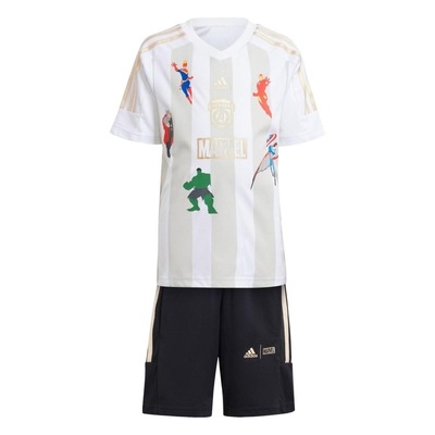 Conjunto com Camiseta adidas Marvel + Shorts - Infantil - Foto 1