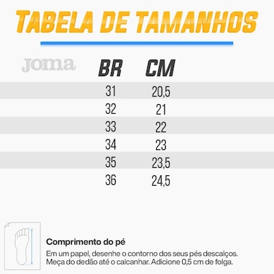 Chuteira Futsal Joma Evolution Júnior - Foto 4