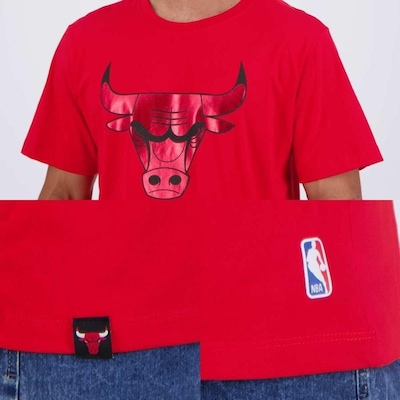 Camiseta NBA Gloss Chicago Bulls - Masculina - Foto 5