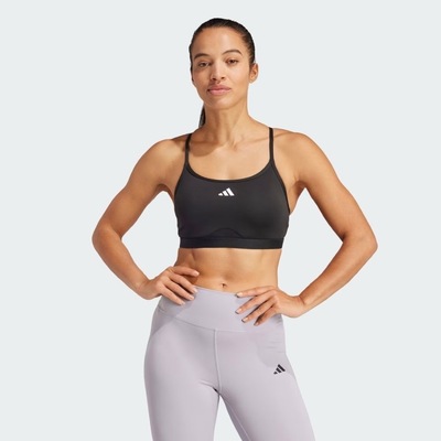 Top adidas Treino Aeroreact Suporte Leve - Feminino - Foto 3