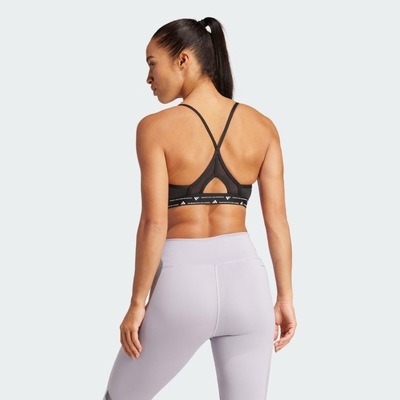 Top adidas Treino Aeroreact Suporte Leve - Feminino - Foto 4
