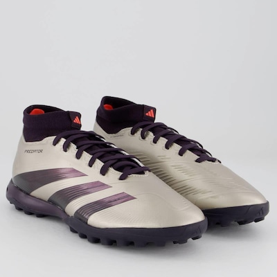 Chuteira adidas Predator League Mid Tf Society Bronze - Foto 2