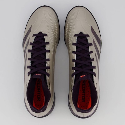 Chuteira adidas Predator League Mid Tf Society Bronze - Foto 4