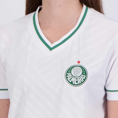 Camisa Palmeiras Home Ii Lake Feminina Branca - Foto 5