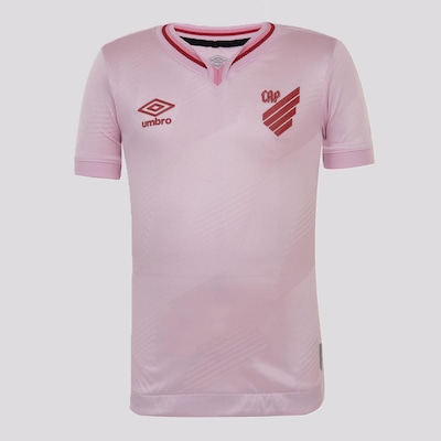 Camisa do Athletico Paranaense Outubro Rosa 2024 Umbro - Infantil - Foto 1
