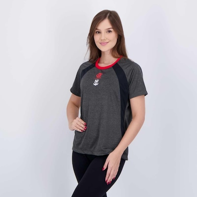 Camisa Flamengo Var Feminina Cinza - Foto 3