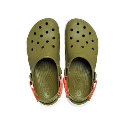 Sandália Crocs Duet Max Ii Clog Aloe - Unissex - Foto 5