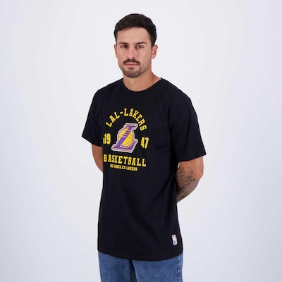 Camiseta NBA Town Lakers - Masculina - Foto 3