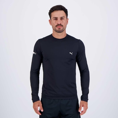 Camiseta Puma Manga Longa Uv50+ - Masculina - Foto 1