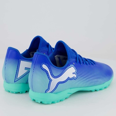 Chuteira Society Puma Future 7 Play Tt - Infantil - Foto 2