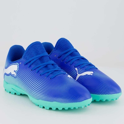 Chuteira Society Puma Future 7 Play Tt - Infantil - Foto 3