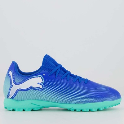 Chuteira Society Puma Future 7 Play Tt - Infantil - Foto 1