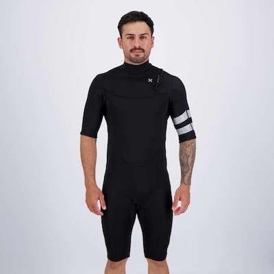 Short John Hurley M Advant 2/2 Ss Springsuit - Masculino - Foto 1