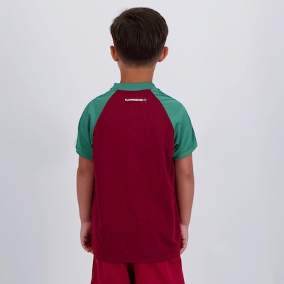 Camisa Fluminense Surdir Infantil Vinho - Foto 4