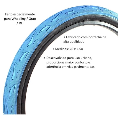 Pneu Vee Rubber Aro 26 X 2.50 Grau Slick Flame para Bike - Foto 2