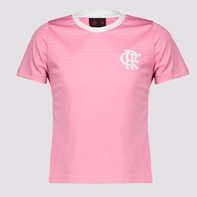 Camisa Flamengo Afeto Infantil Rosa - Foto 1