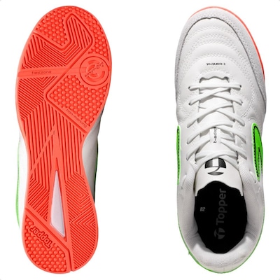 Chuteira Futsal Topper Maestro Club V - Adulto - Foto 6