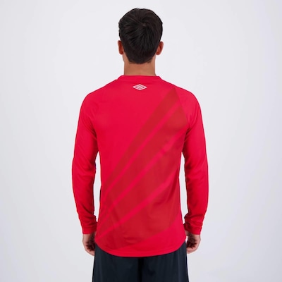 Camisa Manga Longa do Athletico Paranaense I 2024 Torcedor Umbro Masculina - Foto 4