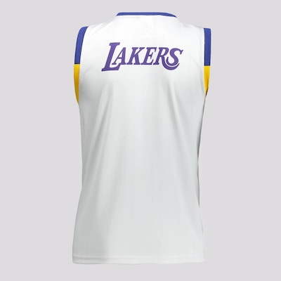 Camiseta Regata Nba Los Angeles Lakers Crossover - Infantil - Foto 2