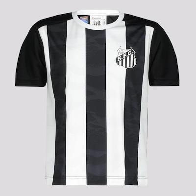 Camisa Santos Matriz Infantil Preta e Branca - Foto 5