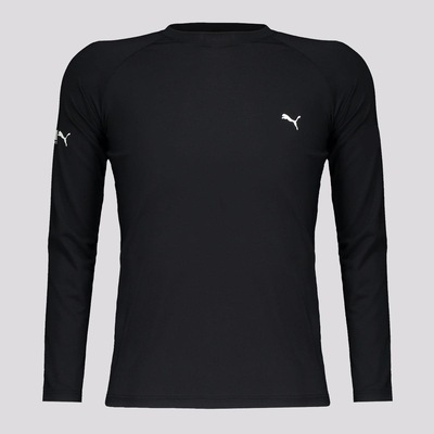 Camiseta Puma Manga Longa Uv50+ - Infantil - Foto 1