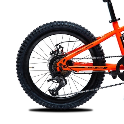 Bicicleta Mtb Aro 20 Krw - Câmbio 7 Velocidades L20 - Infantil - Foto 5