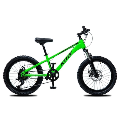 Bicicleta Mtb Aro 20 Krw - Câmbio 7 Velocidades L20 - Infantil - Foto 2