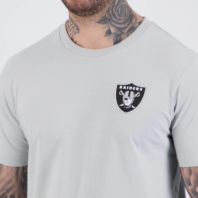 Camiseta New Era Nfl Las Vegas Raiders Club - Masculina - Foto 5
