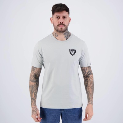 Camiseta New Era Nfl Las Vegas Raiders Club - Masculina - Foto 1
