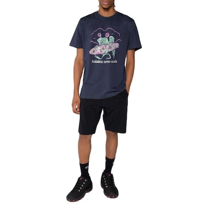 Camiseta Masculina Oakley B1B Evolution Tee Fathom - OAKLEY - Masculino - Foto 3