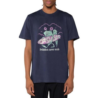 Camiseta Masculina Oakley B1B Evolution Tee Fathom - OAKLEY - Masculino - Foto 1