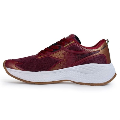 Tênis Esportivo Diadora Metropoli Feminino Bordô - Diadora - Foto 2