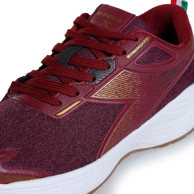 Tênis Esportivo Diadora Metropoli Feminino Bordô - Diadora - Foto 4