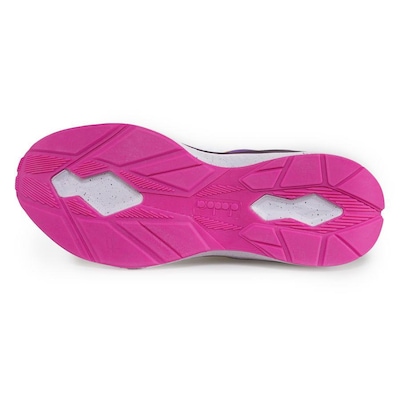 Tênis Esportivo Diadora Giove Branco e Roxo Feminino - Diadora - Foto 6