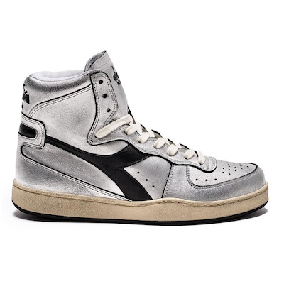 Tênis Diadora Mi Basket Silver Metalizado - Feminino - Foto 2