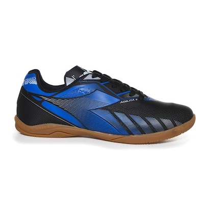 Chuteira Futsal Diadora Agilitá II Azul Masculina - Diadora - Masculino - Foto 2
