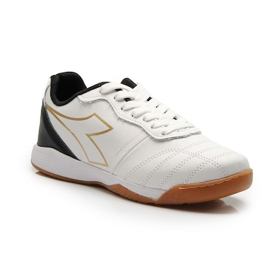 Chuteira Diadora Calcio Elite Futsal Branca Masculina - Diadora - Masculino - Foto 2